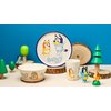 Zak Designs Bluey Kids Dinnerware Set 3 Pieces, Durable and Sustainable Melamine Bamboo Plate, Bowl, and Tumbler are Perfect For Dinner Time With Family (Bluey, Bingo, Bandit, Chilli)