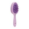 Detangling Hair Brush Oneleaf Hairdressing Comb, Long-Handle Hair Brush, Soft Flexible Anti-static, No Pulling or Split Ends, Softens and Improves Hair Texture, Stimulates Massage Scalp-Purple