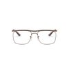 Ray-Ban RX6519 Olympian IX Square Prescription Eyeglass Frames, Medium Brown/Demo Lens, 52 mm