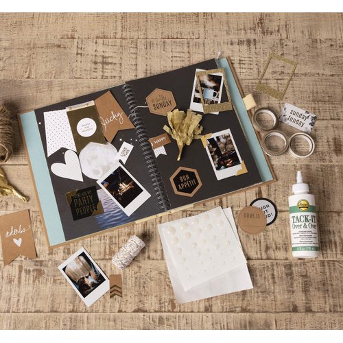 Aleene's 29-2 Tack-It Over & Over Liquid Glue 4oz, Clear