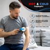 Cold Massage Roller Ball | Cold Therapy | Ice Roller Ball with Handle | cryo Stick | Relieve Muscle Pain - by Prime Fitness (Blue)