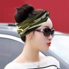tiggell 6pcs Camo Leopard Headbands Elastic Bow Hairband Turban Twisted Head Wrap Knot Hair Accessories for Women Girls Running Sport Travel