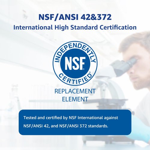 Overbest NSF Certified Water Filter, Replacement for Pur® Faucet Water Filter, All PUR®, PUR®PLUS Faucet Filtration Systems(Pack of 3)