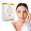 TIME WARRIOR Under Eye Patches (20 Pairs) - Golden Eye Mask with Amino Acid & Collagen, Eye Care for Wrinkles, Puffy Eyes & Dark Circles, Skincare Treatment for Men & Women