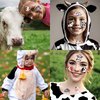 Cow Temporary Tattoos for Kids Birthday Party Decorations Supplies Party Favors Supper Cute 96PCS Cow Tattoo Sticker Style Milk Animal Farm Gift Ideals for Boys Girls Schools Prizes Themed