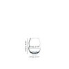 Riedel Swirl Wine Glass, 2 Count (Pack of 1), Clear