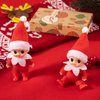 JOYIN 2 Pcs Christmas Elf Plush Doll Tiny Soft Plush Toy Doll for Christmas Decor, Xmas Gift, Xmas Clothing for Elf Doll