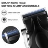 KEMEI Black Hair Clippers for Men， Adjustable Blade Cordless Clipper Professional Barber Clippers， USB Rechargeable Wireless Haircut Clippers km-2296