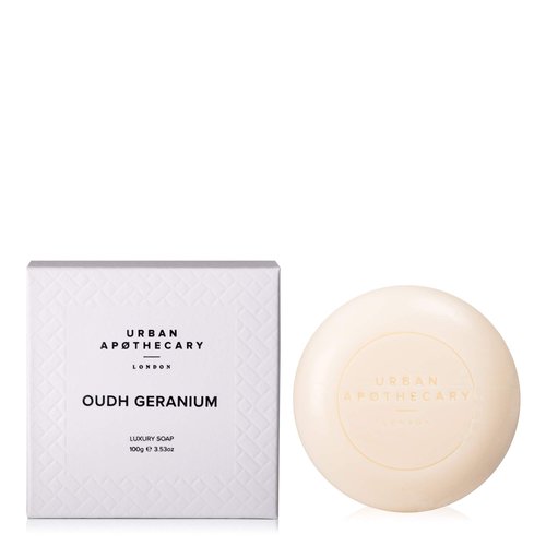 Urban Apothecary Luxury Bar Soap - Oudh Geranium - 100g