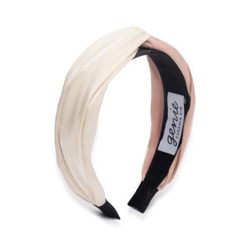 Genie by Eugenia Kim Women's Sally Turban Headband, Blush/Cream, One Size