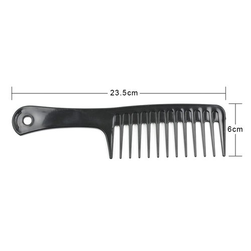 4pcs Hair Combs Wide Tooth Comb Detangle Hair Comb Styling Hair Comb for Long Hair Curly Hair (Black)