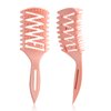START MAKERS Vented Hair Brush, Detangler Brush for Curly, Thick, and Straight Hair, Dry and Wet Hair Brush for Detangling, Styling, Defining and Shaping, Hair Brush for Women and Men(Pink)
