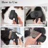 Swihauk Self Cleaning Slicker Brush for Dogs & Cats, Skin Friendly Grooming Cat Brush, Dog Brush for Shedding, Deshedding Brush, Hair Brush Puppy Brush for Haired Dogs, Pet Supplies Accessories, Black