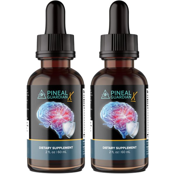 Nutraville Pineal Guardian X - Rapid Pineal Gland Decalcification Drops for Cognitive Health Support - Brain Supplement to Keep Cognitive Function, Memory and Focus in Top Shape - Pack of 2
