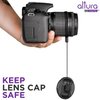 Altura Photo 5 Pcs Lens Cap Keeper, Camera Lens Cap Leash for DSRL & Mirrorless Lenses - Lens Cap Tether/Lens Holder for Canon, Nikon, Sony, Sigma, Tamron & Others Camera Lens Accessories