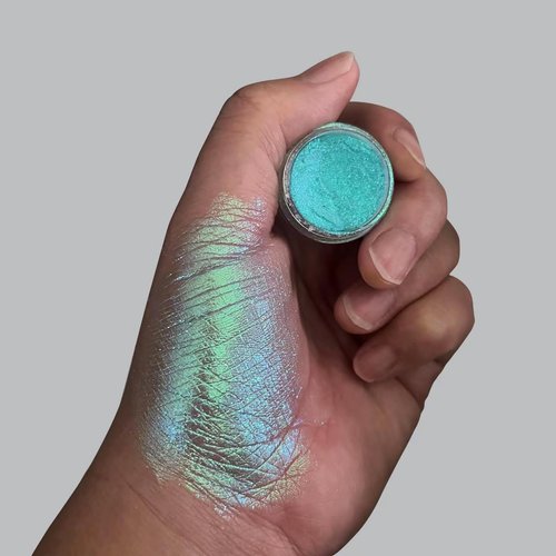 SZDYM Multichrome loose pigment,iridescent neon eye shadow powder,Multi-Reflective Finishes Makeup,0.28 Grams Pressed Highly Pigmented Minerals (M05)