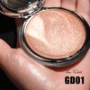 FOCALLURE Shimmer Face Highlighter Makeup Powder, Gel to Powder Glow Finish, Leaving a Lightweight & Healthy Radiance, Long Lasting Luminous Face Body Highlighter Makeup,GD01 New World