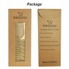 2 pcs Stainless Steel Hair Combs Anti Static Styling Comb Hairdressing Barbers Combs (Gold)