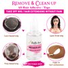Bella Hair Wig Glue Remover, Fast Acting Tape in Hair Extensions Adhesive Remover, Gentle Solvent for Hair Replacement | Lace Front Wigs | Poly | Hairpiece | Toupee | Cosmetic Hair Systems (1.0 Fl Oz)