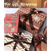 Brown Velvet Ribbon 1'' 25 Yards for Christmas Tree, Gift Wrapping, Flower Bouquet, Wreath Decorations, Bow Making