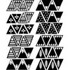 Mountain Wall Decals,8 Different Pattern,Removable Vinyl Wall Stickers for Baby Kids Boy Girl Bedroom Nursery Decor A16 (Black)
