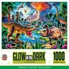 MasterPieces 1000 Piece Glow in The Dark Puzzle for Adults and Family - Dinosaurs - 19.25"x26.75"