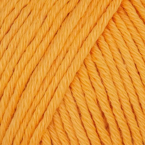 3 Ball(Pack) Gazzal Organic Baby Cotton Yarn, Total 5.28 Oz.100% Organic Cotton, Each 1.76 Oz (50g) /125 Yrds (115 m),3 Light DK,Global Organic Textile Standard Certified(Mustard Yellow - 418, 3 Pack)