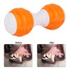 Dog Molar Toy, Pet Toy Dumbbell Dog Fetch Toy, Outdoor Barbell Dog Toy, Puppy Chew Toys for Teething Puppy Supplie for Small and Medium Dog Teeth Cleaning, Cats, Orange
