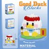 TIMCHESS Micro Building Blocks Sets, 12 in 1 Cute Duck Series for Kids Birthday Party Favors, Mini Building Blocks, Micro Building Kit Toys, Building Blocks for Adults & Kids