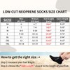 XUKER Water Shoes 3mm Men Women, Neoprene Sand Proof Volleyball Soccer Socks Anti Slip Wetsuit Booties for Diving Swimming Surfing Snorkeling Fishing Wading Kayaking Hiking, Flatlock Low Cut