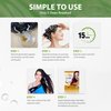 Herbishh Hair Color Shampoo 10 Sachet +1 Argan Hair Mask Pouch | 3 in 1 Hair Dye | PPD Free | Easy to Use | Gray Coverage | Travel Size | Available in 6 Colors | (Chestnut Brown)