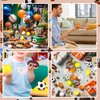 15 Set Foam Bouncy Sports Balls Party Favors Goodie Bag Stuffers Gift Card Football Tennis Basketball Soccer and Baseball Bouncy Balls Party Favors for Goodie Bag Fillers and School Rewards
