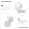 EXCEART Makeup Powder Container Pressed Powder Box 2Pcs Compact Cosmetic Powder Containers Makeup Empty Loose Powder Boxes (Assorted Color) Makeup Powder Puff