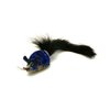 Cat Toy Wand Refill - Blue Mouse with Real Fur Tail KatFly® Cat Teaser Attachment