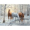 Cobble Hill 1000 Piece Puzzle - Winter Trio - Sample Poster Included