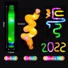 DJBoomy Light Up Pop Fidget Tubes: Glow Sensory Tube Stretch Toys for Kids Party Favors - Mini Plastic Pull Tubes Bulk with LED Lights Glowing Stick in the Dark (12 Pcs)