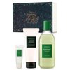 AROMATICA Rosemary Hair Care Holiday Gift Set - Shampoo for hair growth & Heat Protection Leave in Treatment & Scalp Treatment - Vegan and Silicone Free