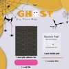 24 Pcs Halloween Press on Nails Square Medium Fake Nails with Glue Full Cover False Nails with Spider & Mummy Design Matte Acrylic Glue on Nails Reusable Stick on Nails for Women Halloween Nails