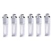 PurYupearl 6 Pcs 3ml Empty Lip Gloss Tubes Containers Clear Refillable Lip Balm Bottles Transparent Mini Lipstick Containers for DIY Makeup Lip Gloss Makeup