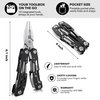 14-In-1 Multitool with Safety Locking, Professional Stainless Steel Multitool Pliers Pocket Knife, Bottle Opener, Screwdriver with Nylon Sheath ，Apply to Survival,Camping, Hunting and Hiking