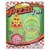 Gamie Pizza Ring Toss Games for Kids, Set of 6, Mini Desktop Ring Tossing Games with Pizza Stand and 4 Rings, Carnival Birthday Party Favors, Goodie Bag Fillers, Fun Indoor Toys for Boys and Girls