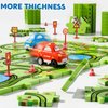 Beby Buty 48 PCS Puzzle Race Track Car Set Toys for Kids Boys, Toddler Toys Gifts for 3 4 5 Year Old Boys, Puzzle Tracks Car Toys for Boys Ages 3-5 4-6, Ideal 3 4 5 6 Year Old Boys Birthday Gifts