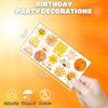 115 PCS Yellow Sun Birthday Party Decorations Favors Supplies Gold Hippie Sun Smile You Are My Sunshine Decor Temporary Tattoos Stickers for Girls Boys Cute Gifts School Prizes Rewards