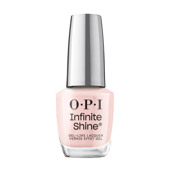 OPI Infinite Shine Long-Wear Soft Crème Finish Sheer Pink Nail Polish, Up to 11 days of wear & Gel-Like Shine, Passion, 0.5 fl oz