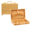 Set of 3 Gold Briefcases for Wrestling Action Figures