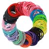 200 Pcs Colorful Ponytail Holders - Hair Ties 2mm in 20 Colors, Elastic Bands for Women, Girls, Medium to Thick and Curly Hair