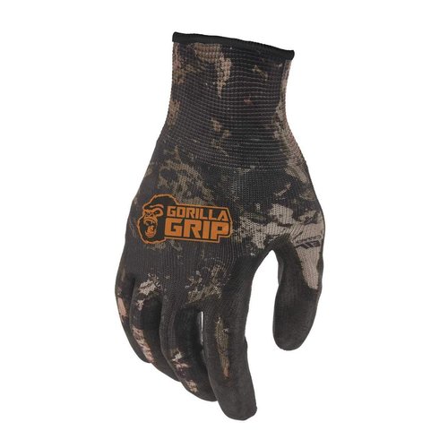 GORILLA GRIP Work Gloves with Grip, All Purpose Gloves for Fishing, Outdoor Work, and Automotive Work | Color: Veil Wideland| Size: Medium