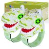 Fygurso Dinosaur Walkie Talkies for Kids, Kids Toys for Boys Girls Aged 3 to 8 Years Old for Outdoor Adventure, Camping, Halloween, Christmas, Birthday Gifts (Green, 3280 FT Talk Range, 2 Pack)