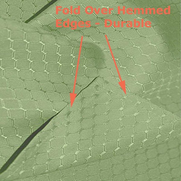 Tektrum 60 X 84 inch Rectangular Elegant Waffle Weave Check Jacquard Tablecloth Table Cover - Waterproof/Stain Resistant/Spill Proof/Wrinkle Free-Great for Dinner, Banquet (Light Sage Green)