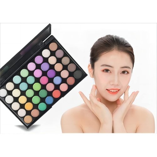 YARLADY 40 color Highly Pigmented Eye Makeup Palette, Matte Shimmer Metallic Eyeshadow Pallet Long Lasting Blendable Natural Colors Make Up Eye Shadows Cosmetics Gift Kit (E02)